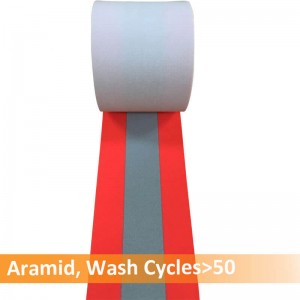 18 Years Factory Velcro Tape -<br />
 Cotton Flame Retardant Reflective Tape-TX-1703-FR2O - Xiangxi